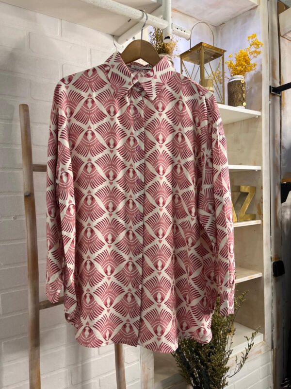 BLUSA ABANICO ROSA - Imagen 2