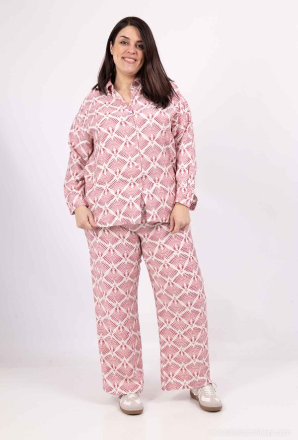 BLUSA ABANICO ROSA