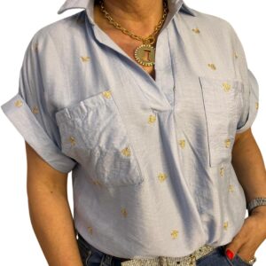 BLUSA CORAZONES AZUL