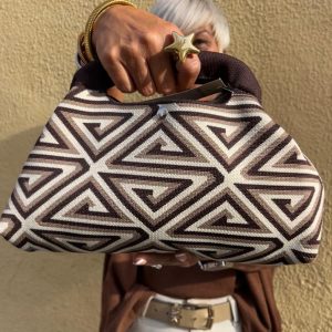 Bolso estampado de punto